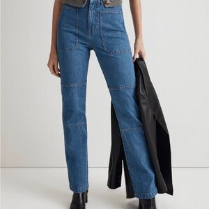 Madewell 90s utility straight jeans